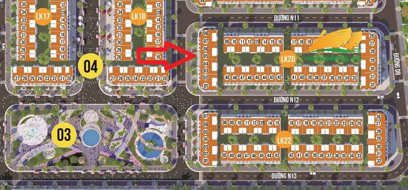 27.409.01 Nền LK20-05 dự án The Solia